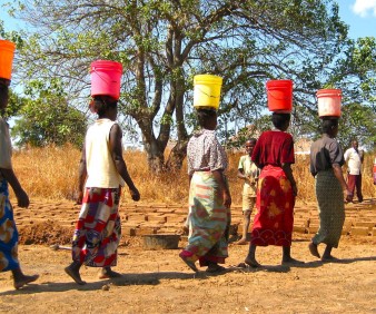 Mud villages in Zambia